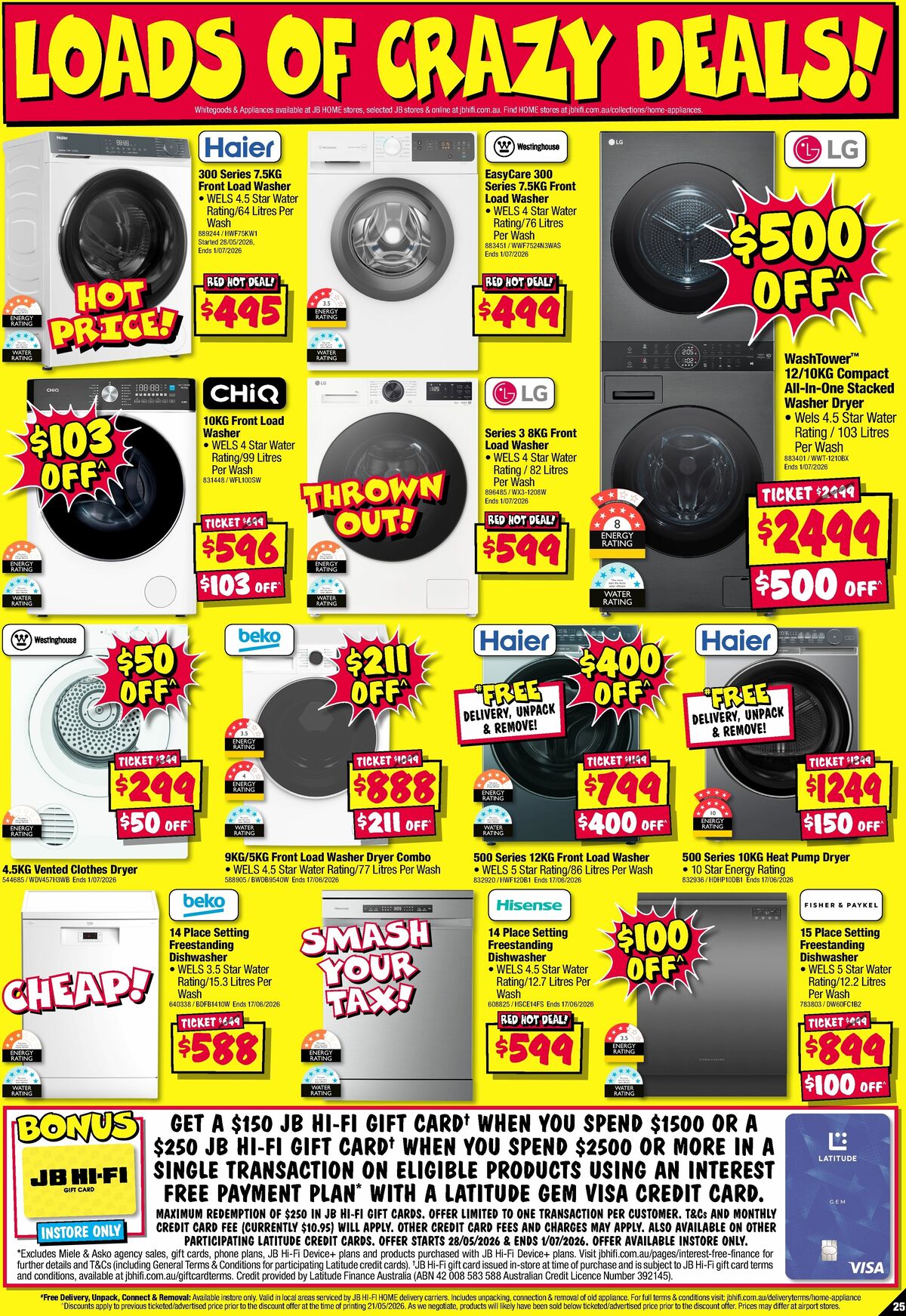 JB Hi-Fi Catalogues from 4 June
