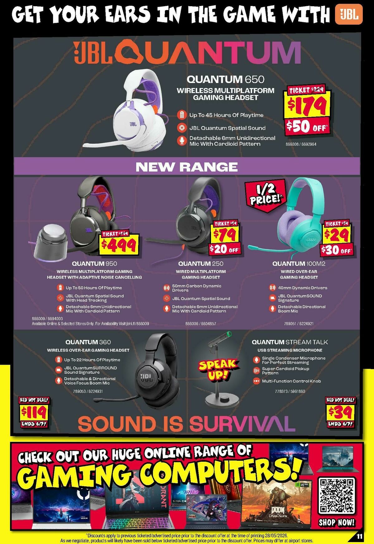 JB Hi-Fi Gear Up Gaming Sale! Catalogues from 9 June