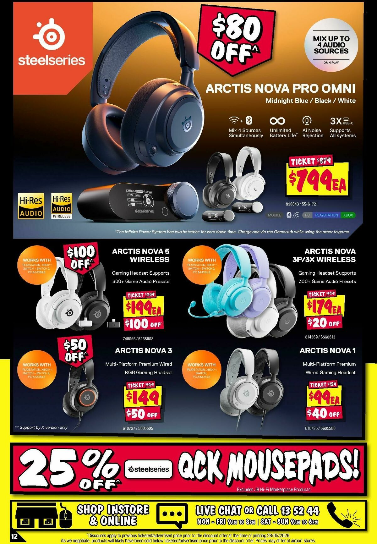 JB Hi-Fi Gear Up Gaming Sale! Catalogues from 9 June