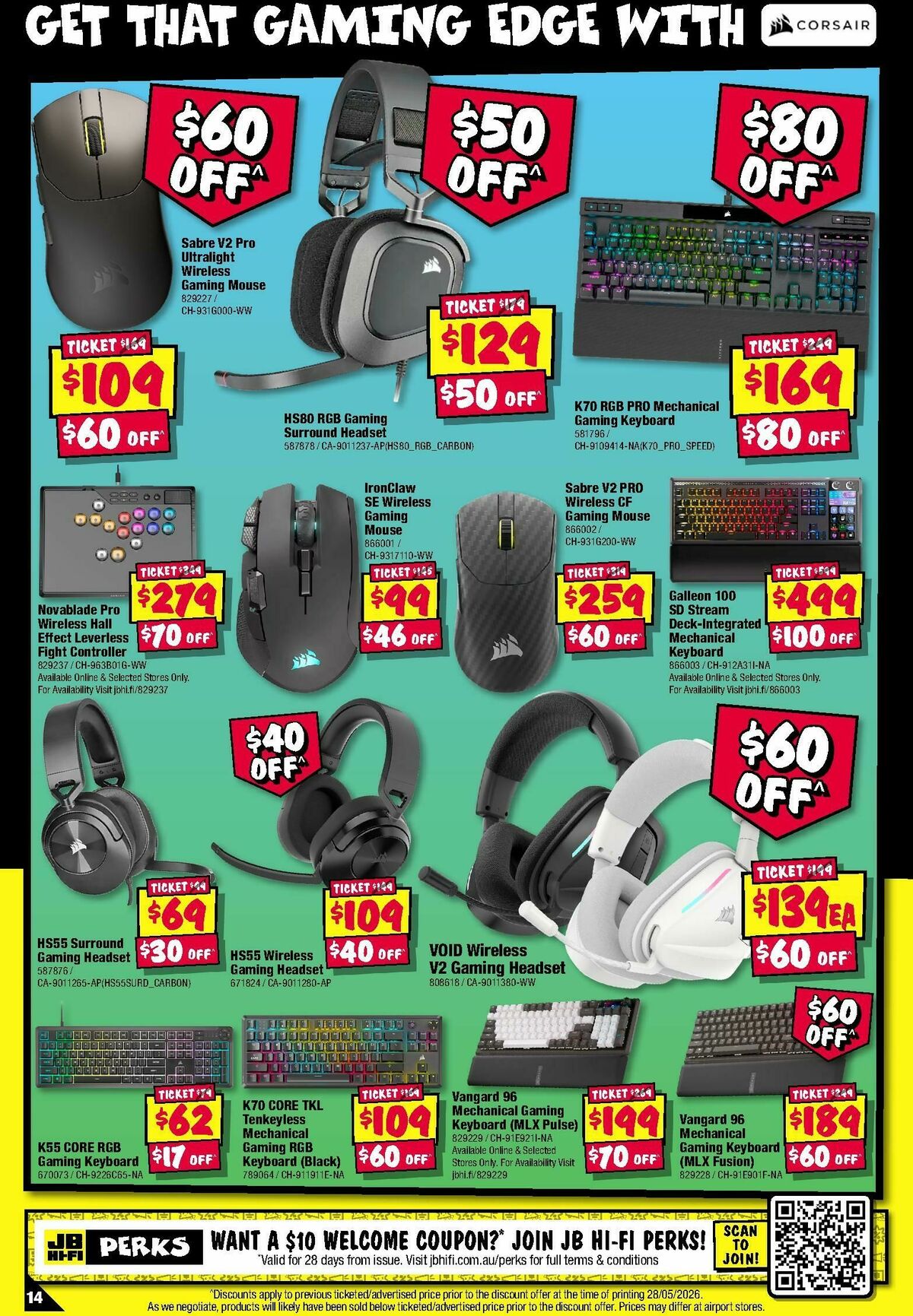 JB Hi-Fi Gear Up Gaming Sale! Catalogues from 9 June