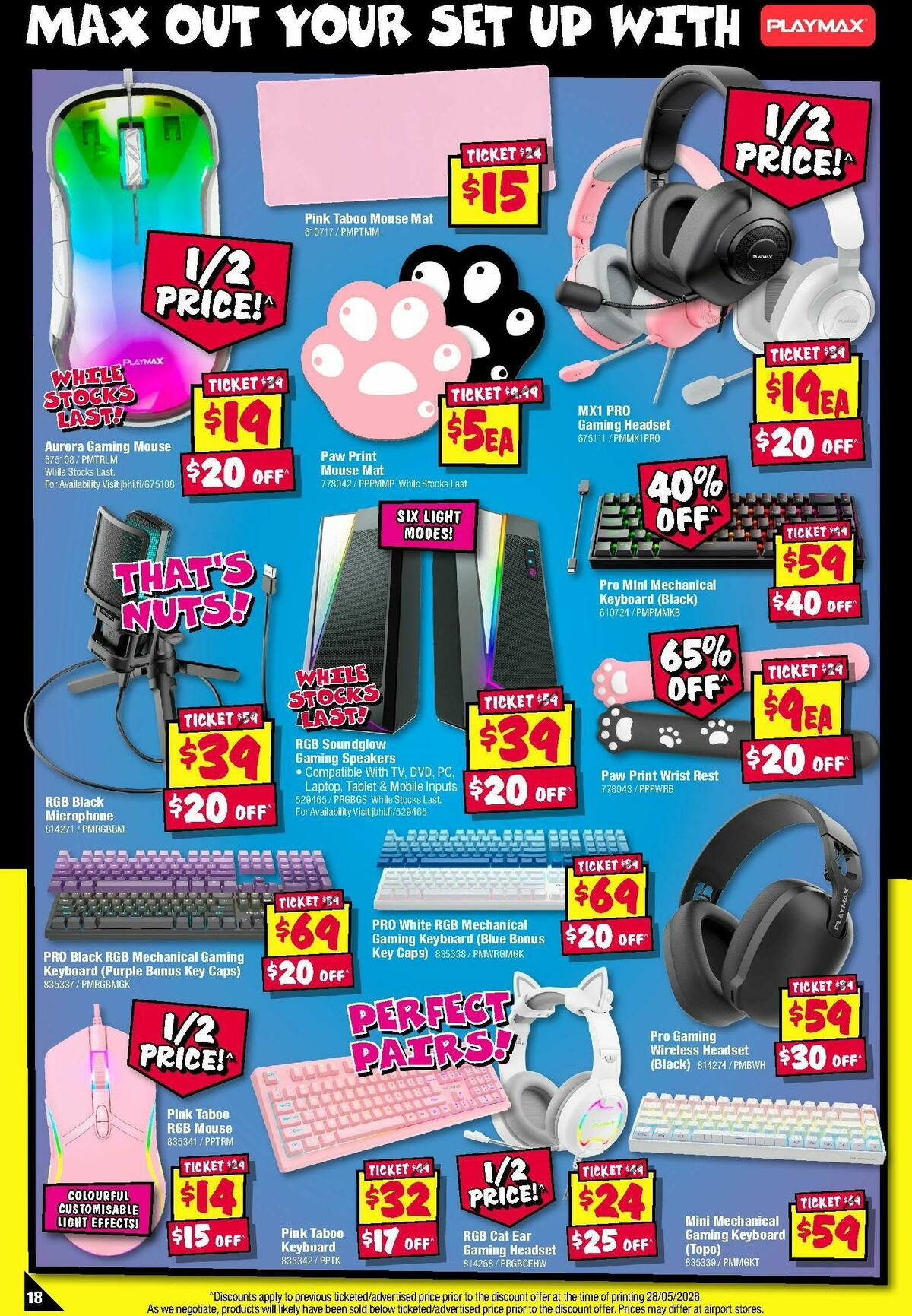 JB Hi-Fi Gear Up Gaming Sale! Catalogues from 9 June