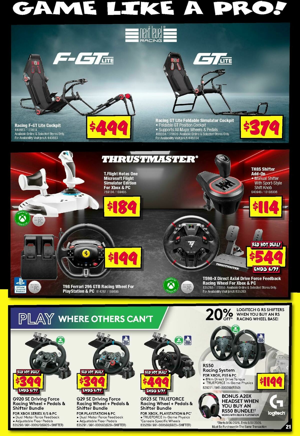 JB Hi-Fi Gear Up Gaming Sale! Catalogues from 9 June