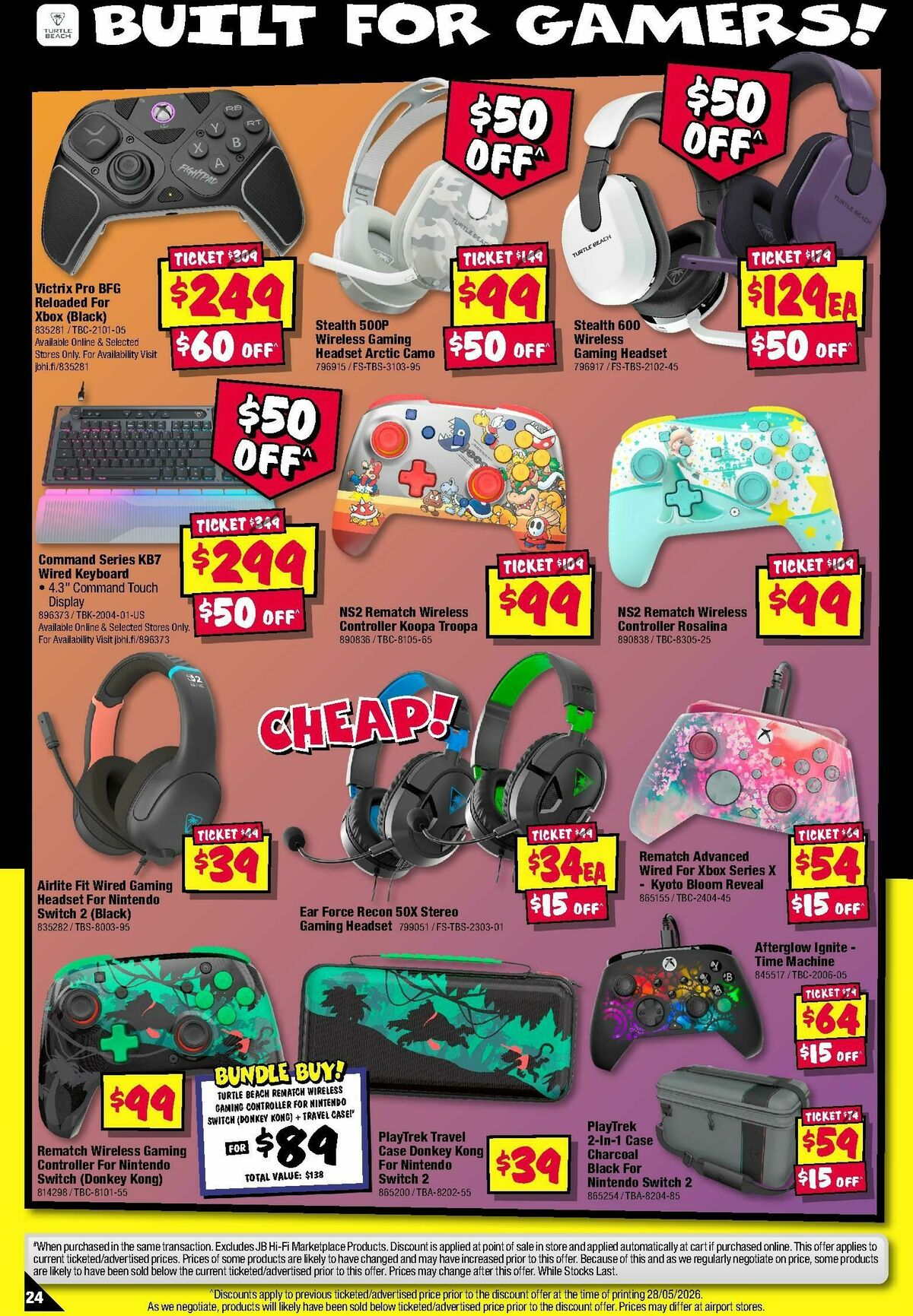 JB Hi-Fi Gear Up Gaming Sale! Catalogues from 9 June