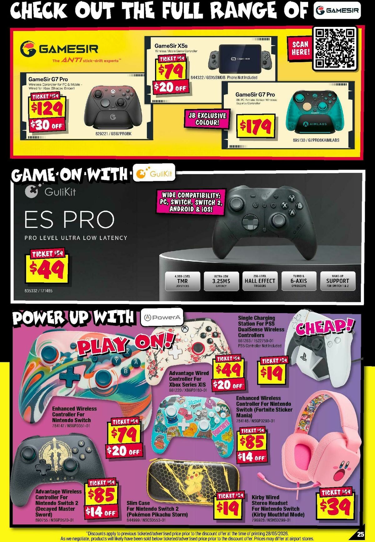 JB Hi-Fi Gear Up Gaming Sale! Catalogues from 9 June