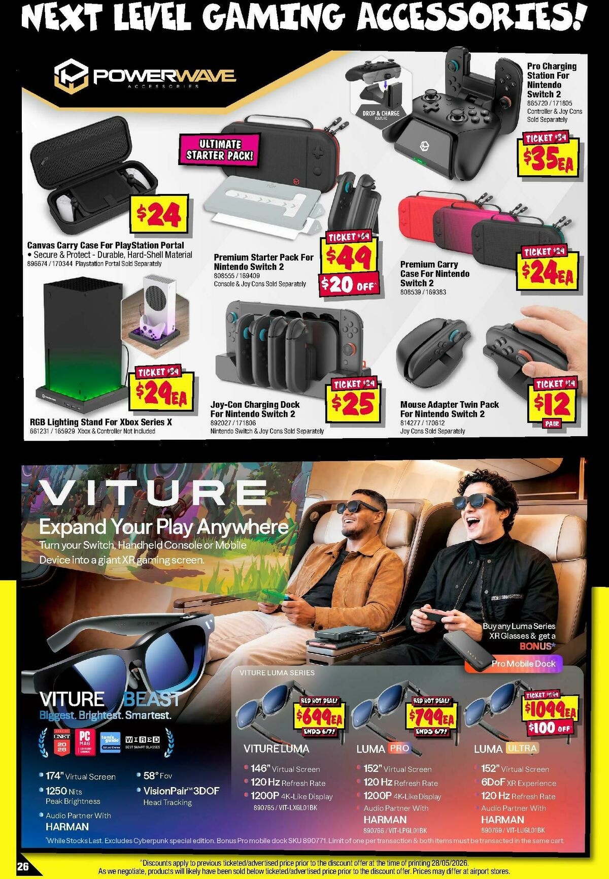 JB Hi-Fi Gear Up Gaming Sale! Catalogues from 9 June
