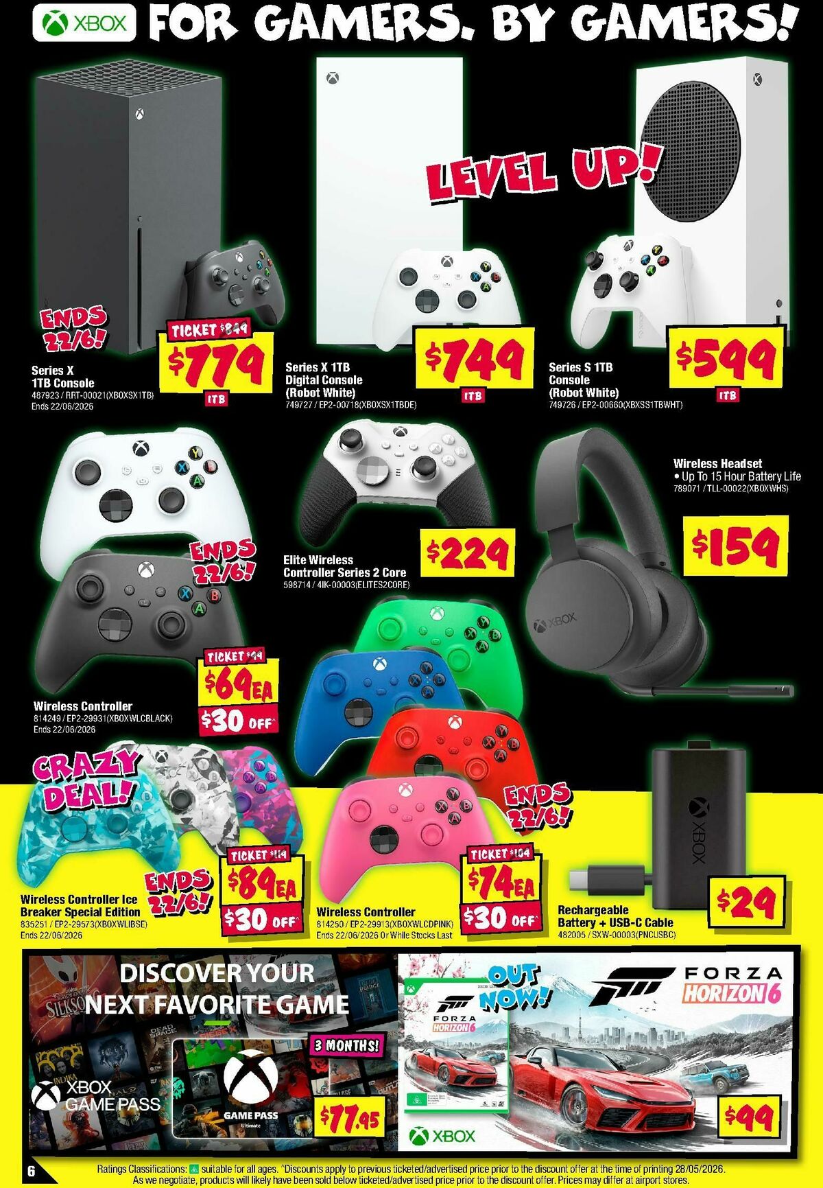 JB Hi-Fi Gear Up Gaming Sale! Catalogues from 9 June