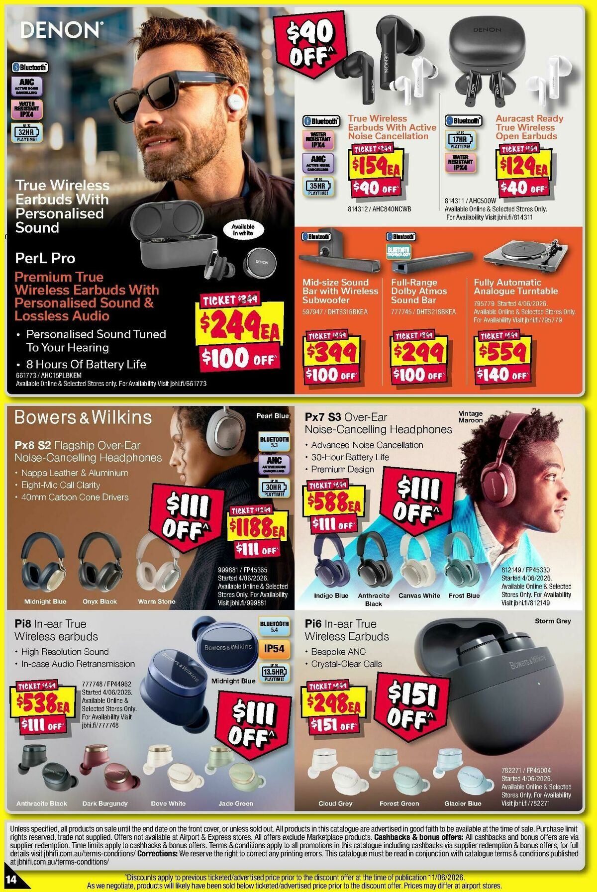 JB Hi-Fi Audio Bonanza! Catalogues from 18 June