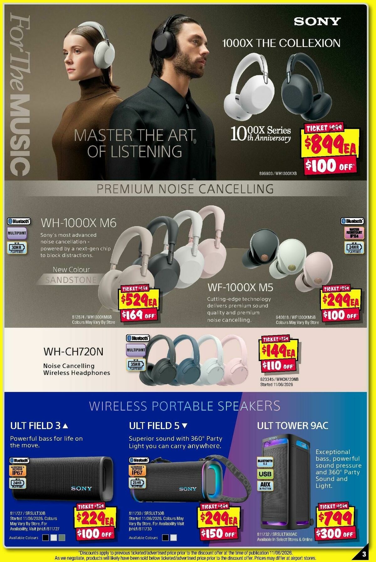 JB Hi-Fi Audio Bonanza! Catalogues from 18 June