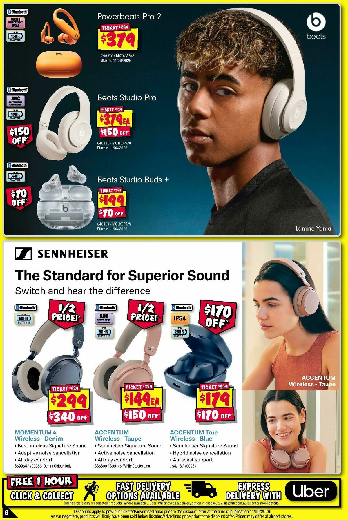 JB Hi-Fi Audio Bonanza! Catalogues from 18 June