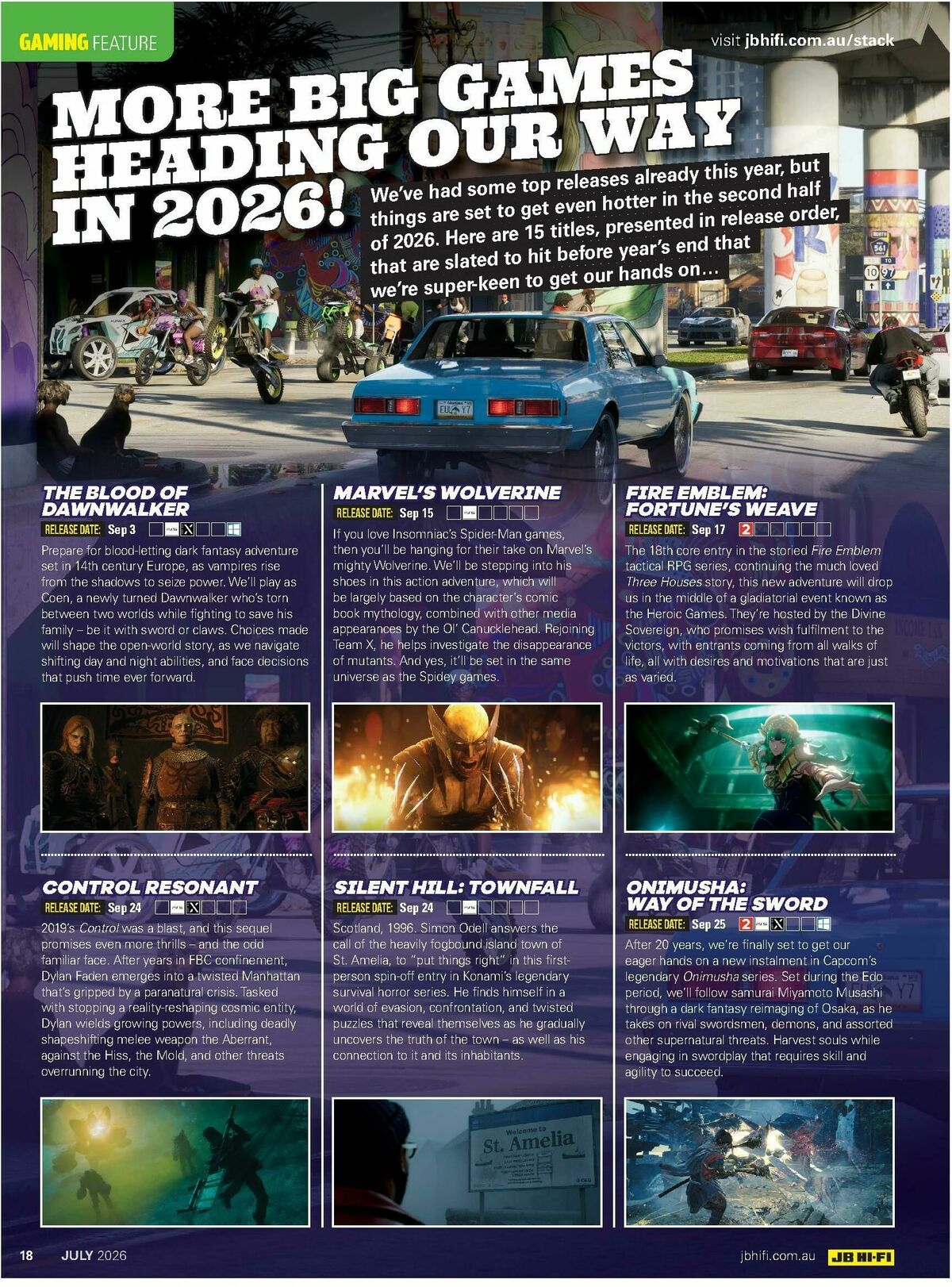 JB Hi-Fi Magazine July Catalogues from 1 July