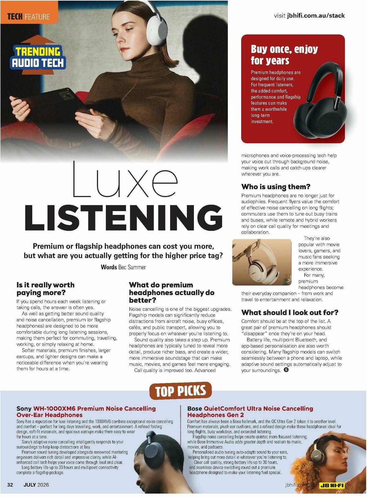JB Hi-Fi Magazine July Catalogues from 1 July
