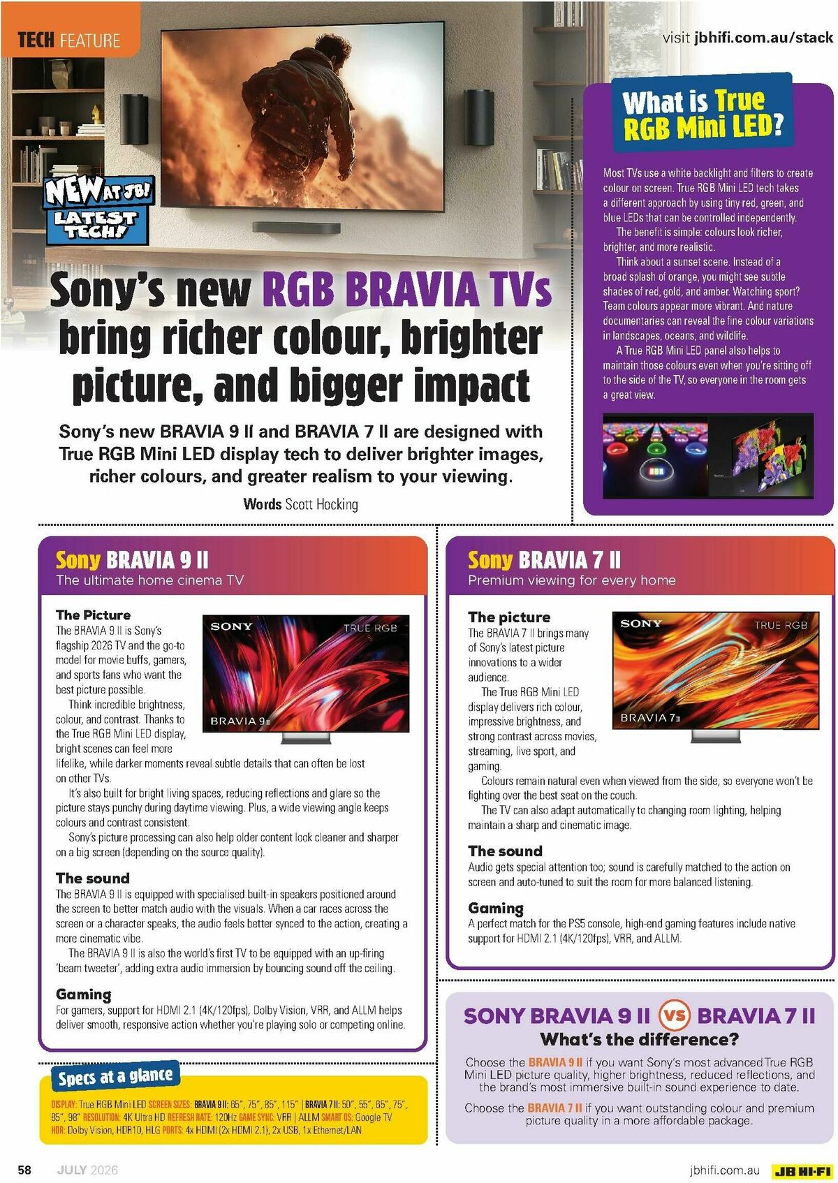 JB Hi-Fi Magazine July Catalogues from 1 July