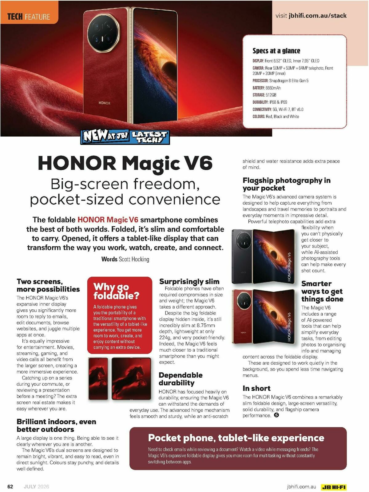 JB Hi-Fi Magazine July Catalogues from 1 July
