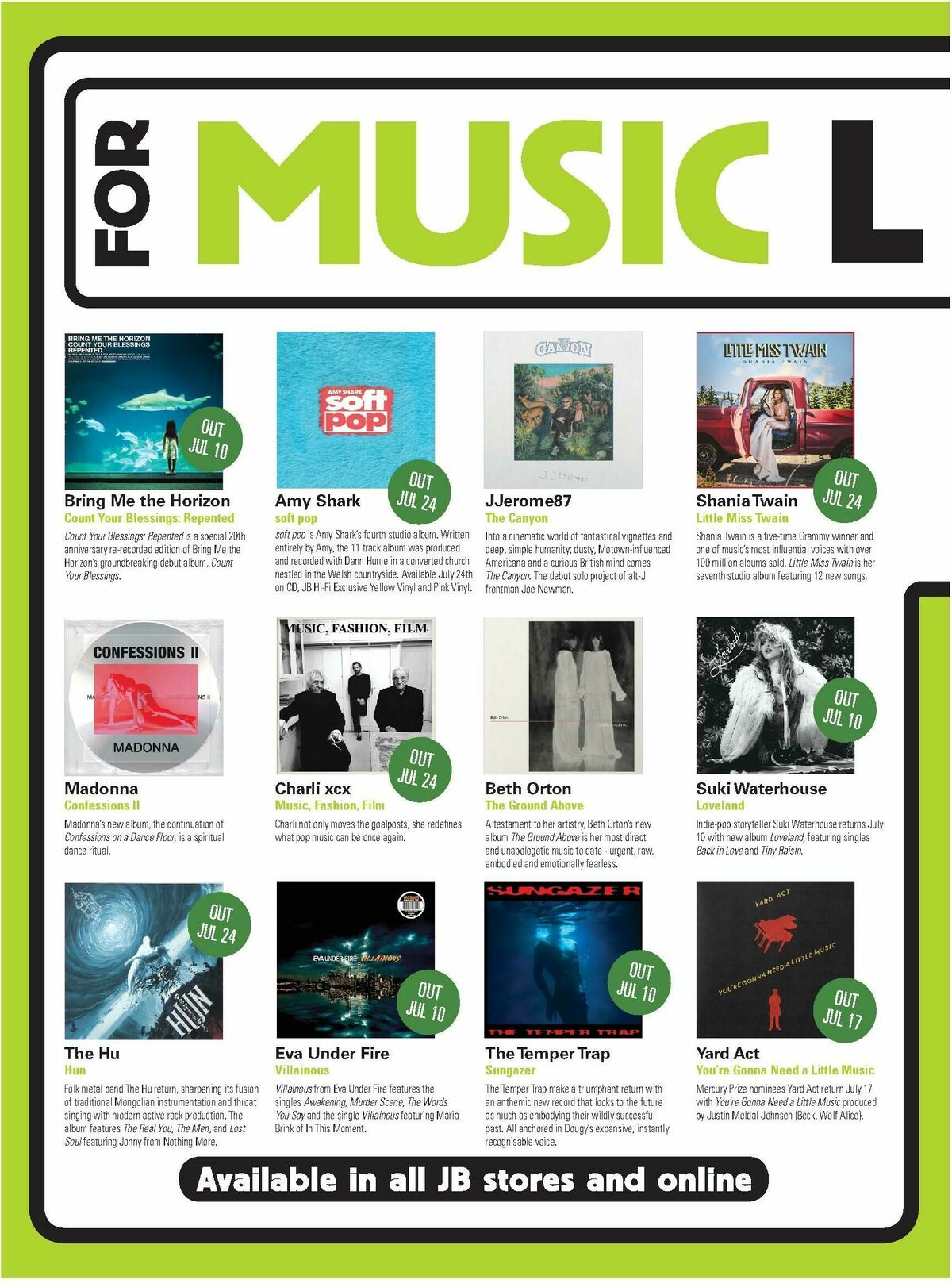 JB Hi-Fi Magazine July Catalogues from 1 July