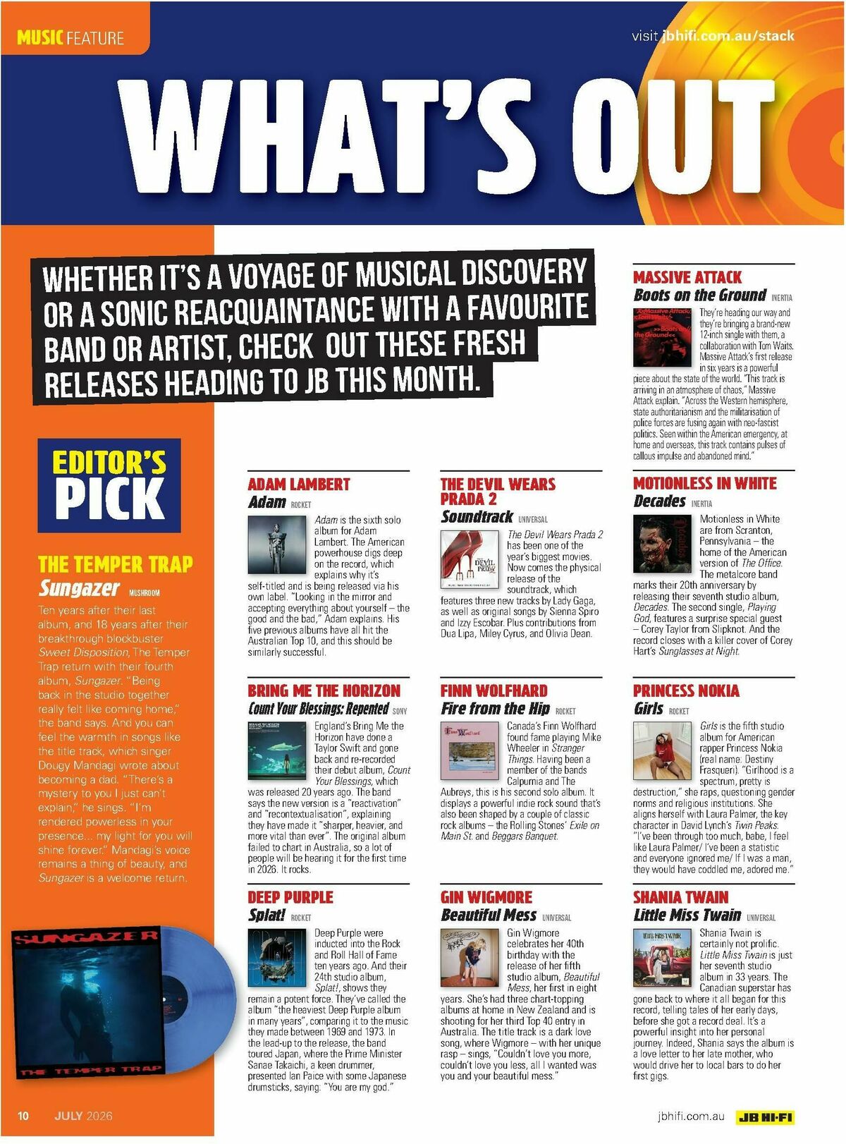 JB Hi-Fi Magazine July Catalogues from 1 July