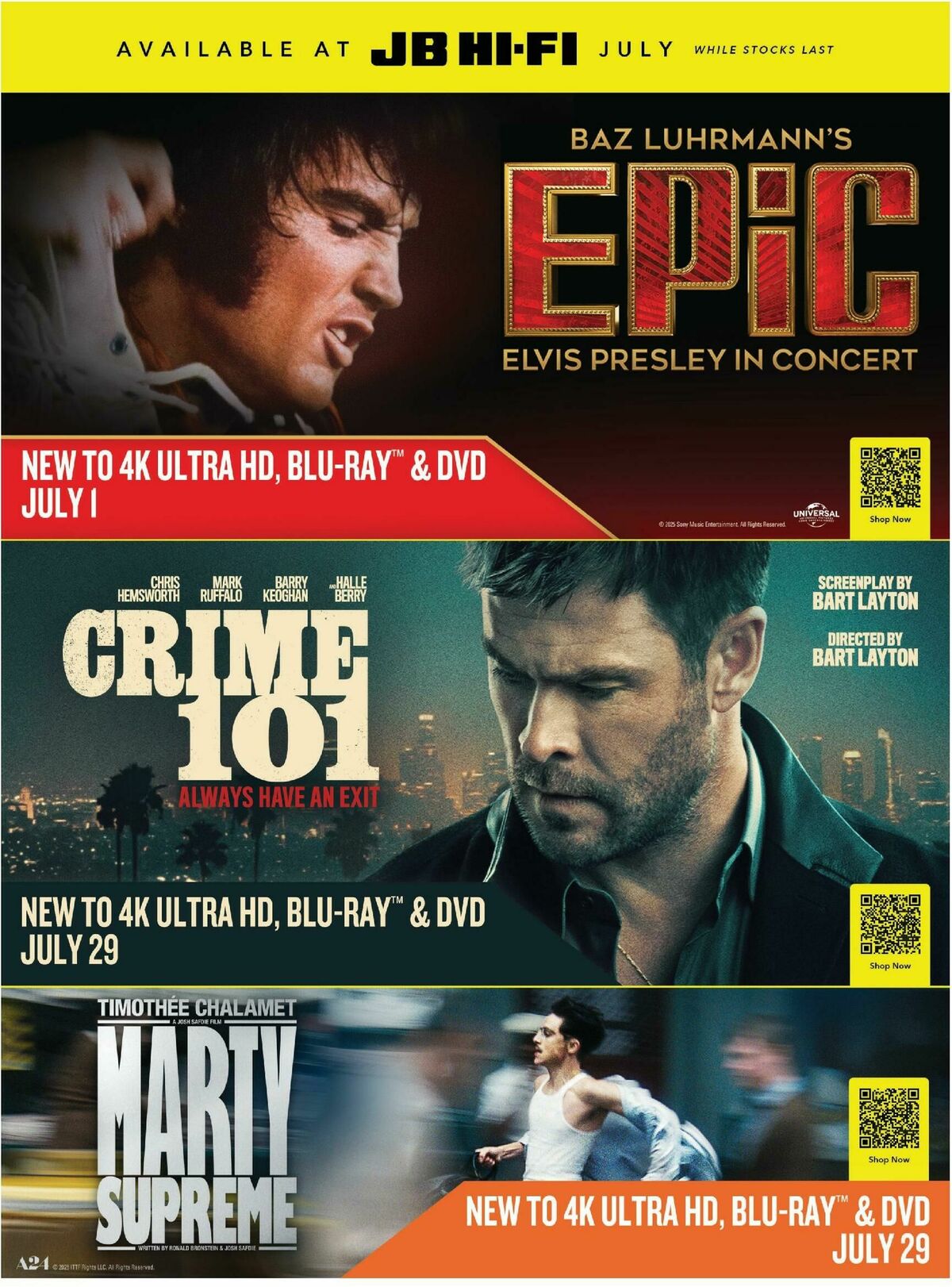 JB Hi-Fi Magazine July Catalogues from 1 July