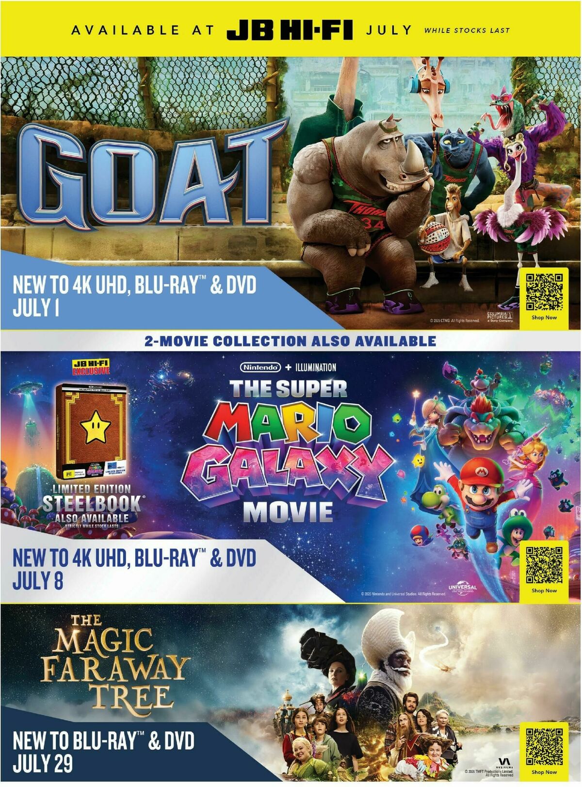 JB Hi-Fi Magazine July Catalogues from 1 July