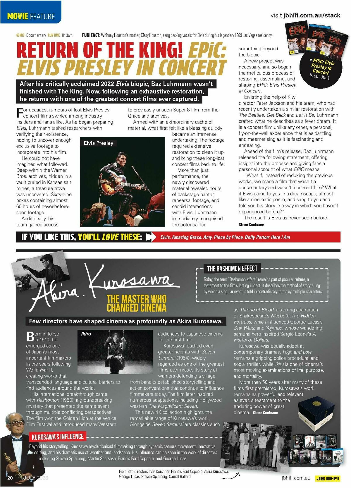 JB Hi-Fi Magazine July Catalogues from 1 July