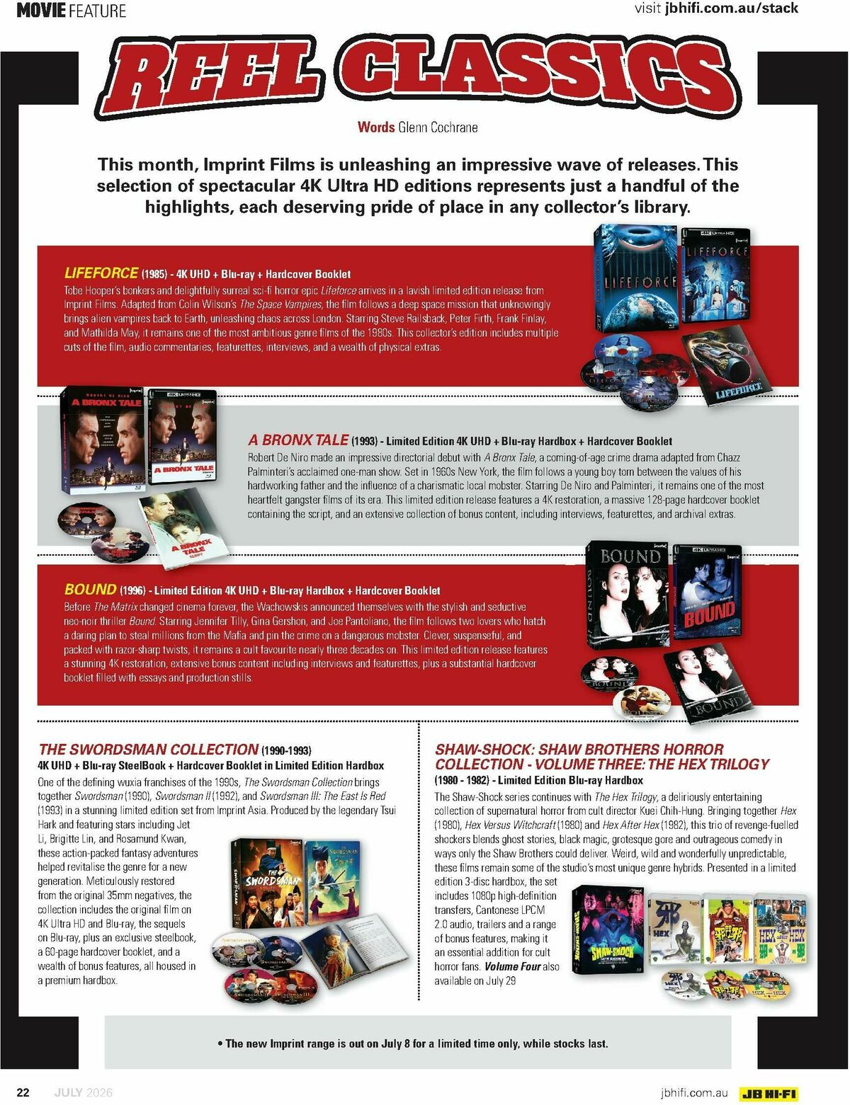 JB Hi-Fi Magazine July Catalogues from 1 July