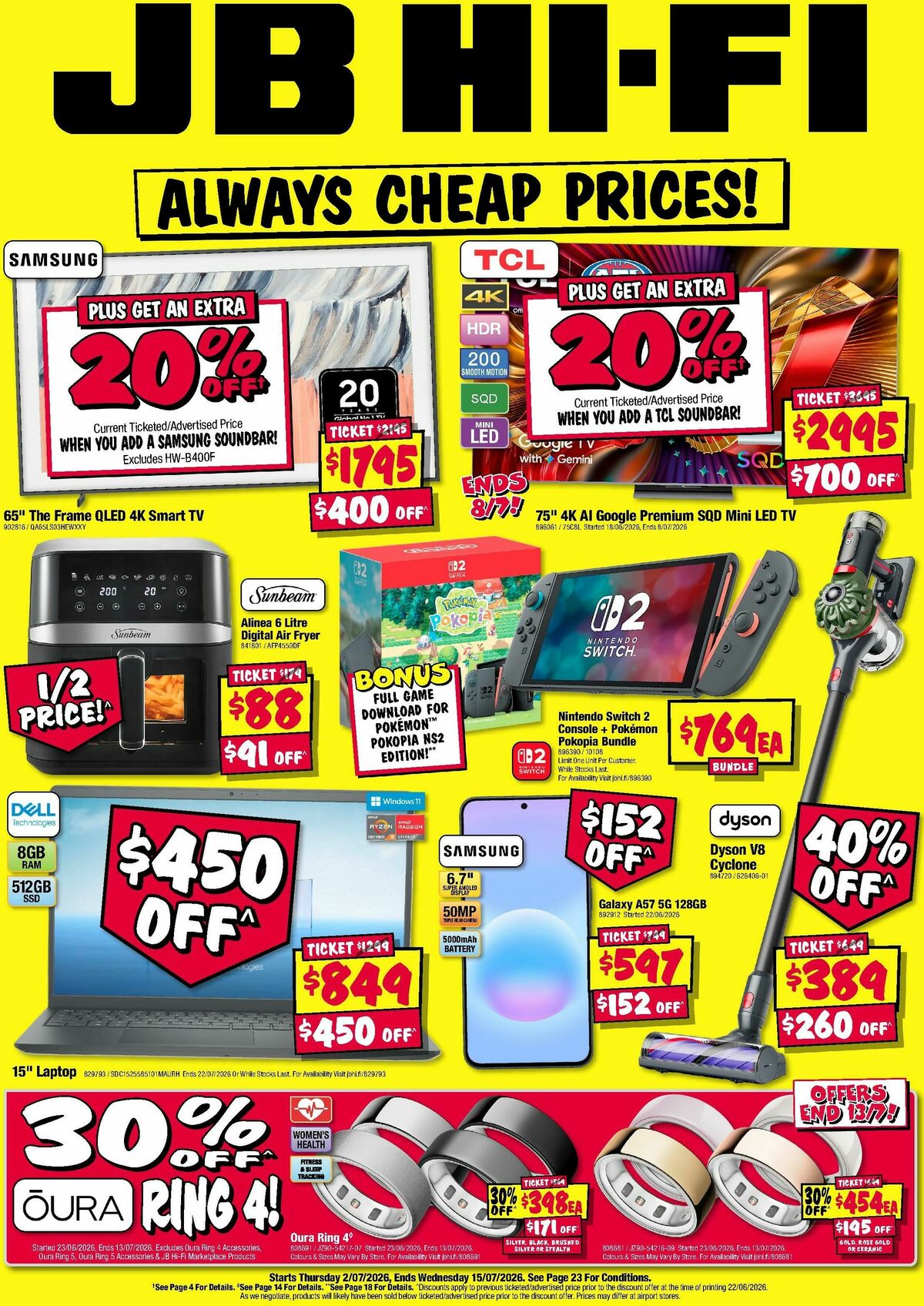 JB Hi-Fi Catalogues from 2 July