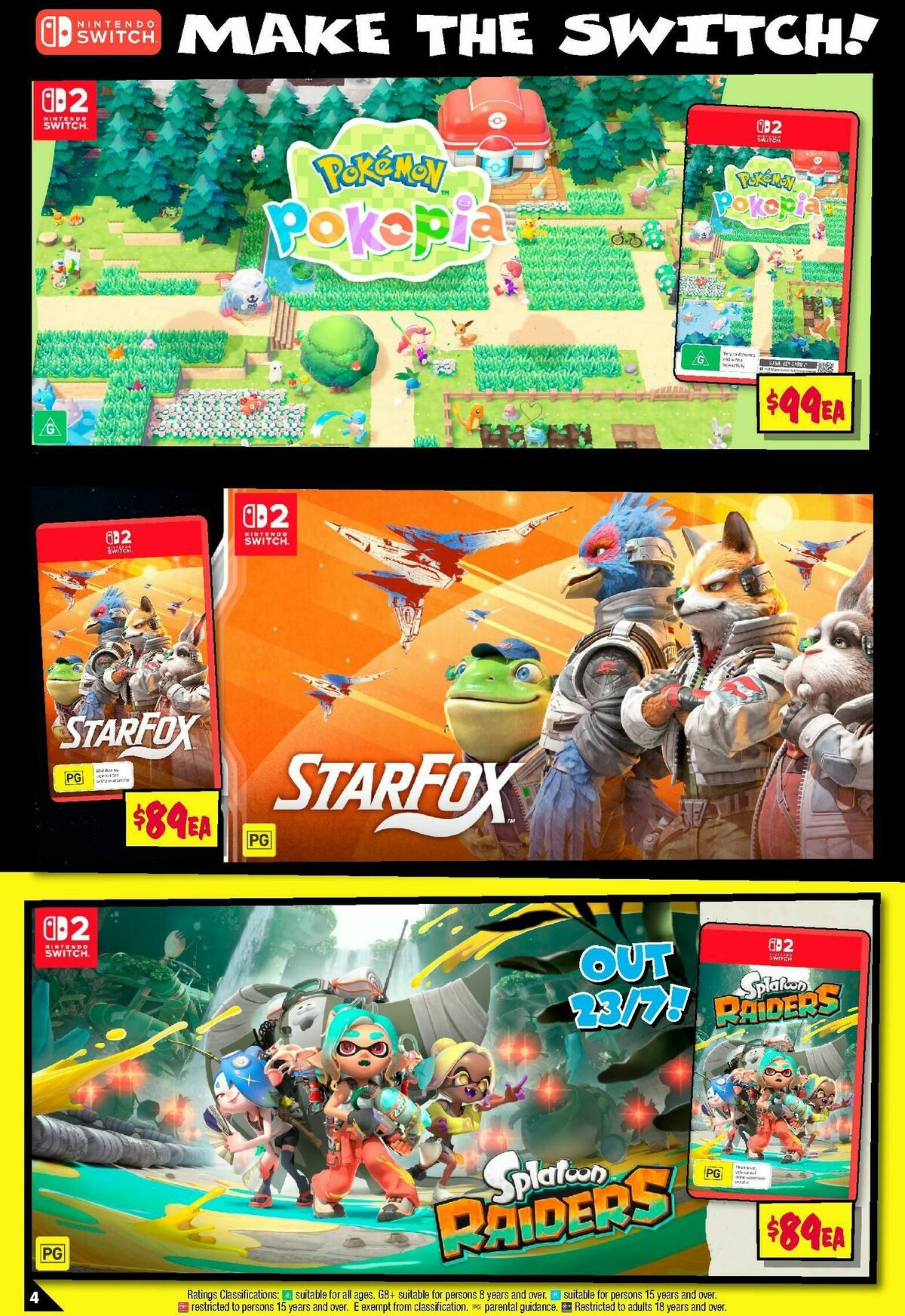 JB Hi-Fi Power up with Nintendo Catalogues from 9 July