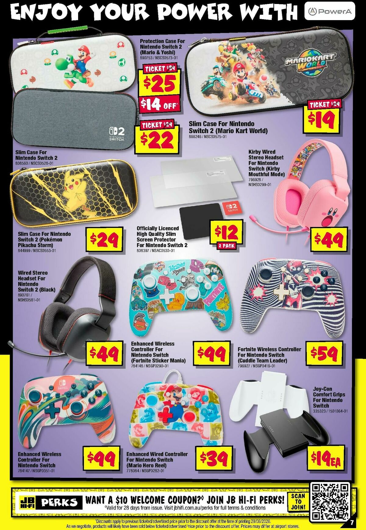 JB Hi-Fi Power up with Nintendo Catalogues from 9 July