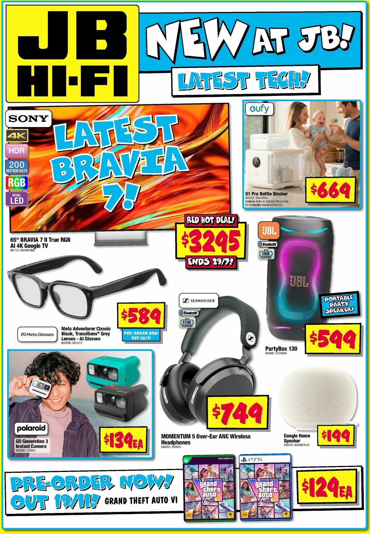 JB Hi-Fi Catalogues from 16 July