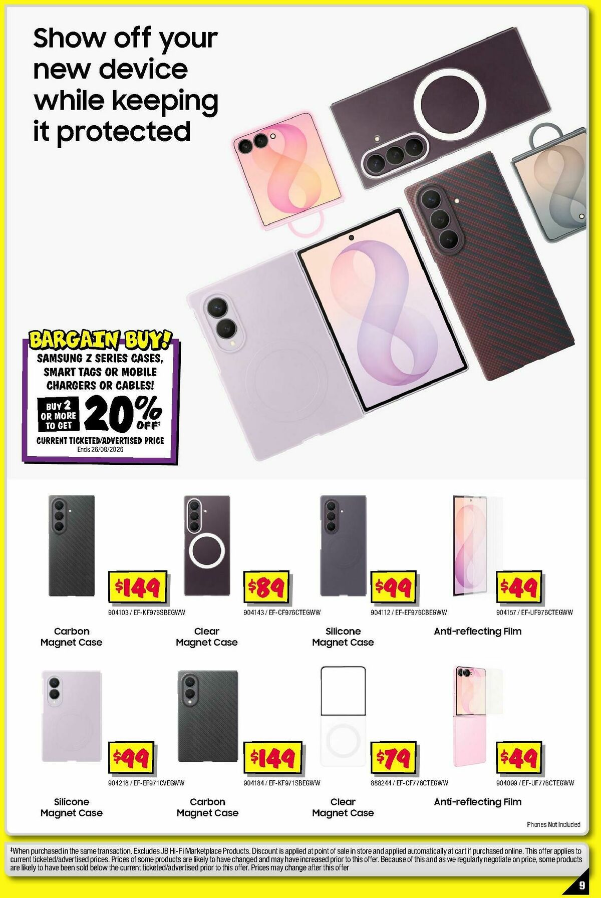 JB Hi-Fi Samsung Z Fold8 & Flip8 Catalogues from 23 July
