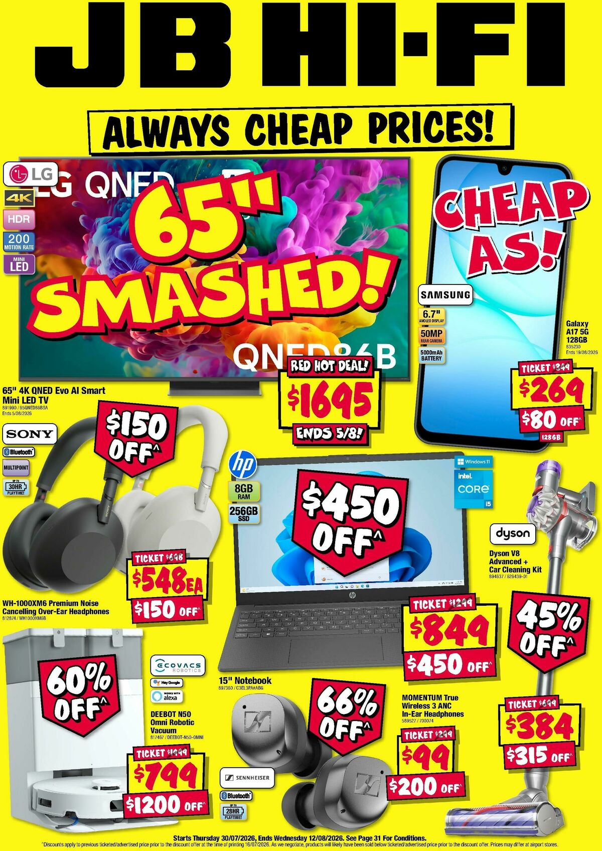 JB Hi-Fi Catalogues from 30 July
