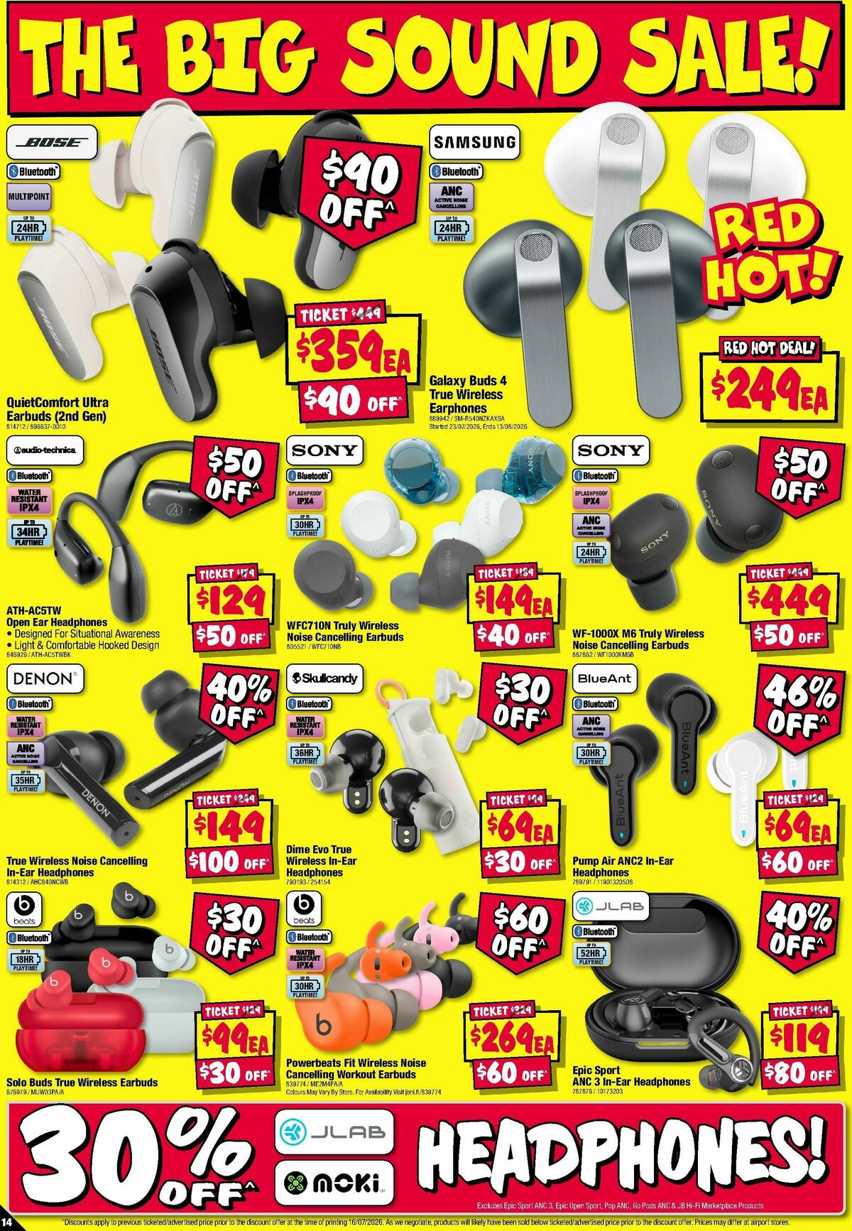 JB Hi-Fi Catalogues from 30 July