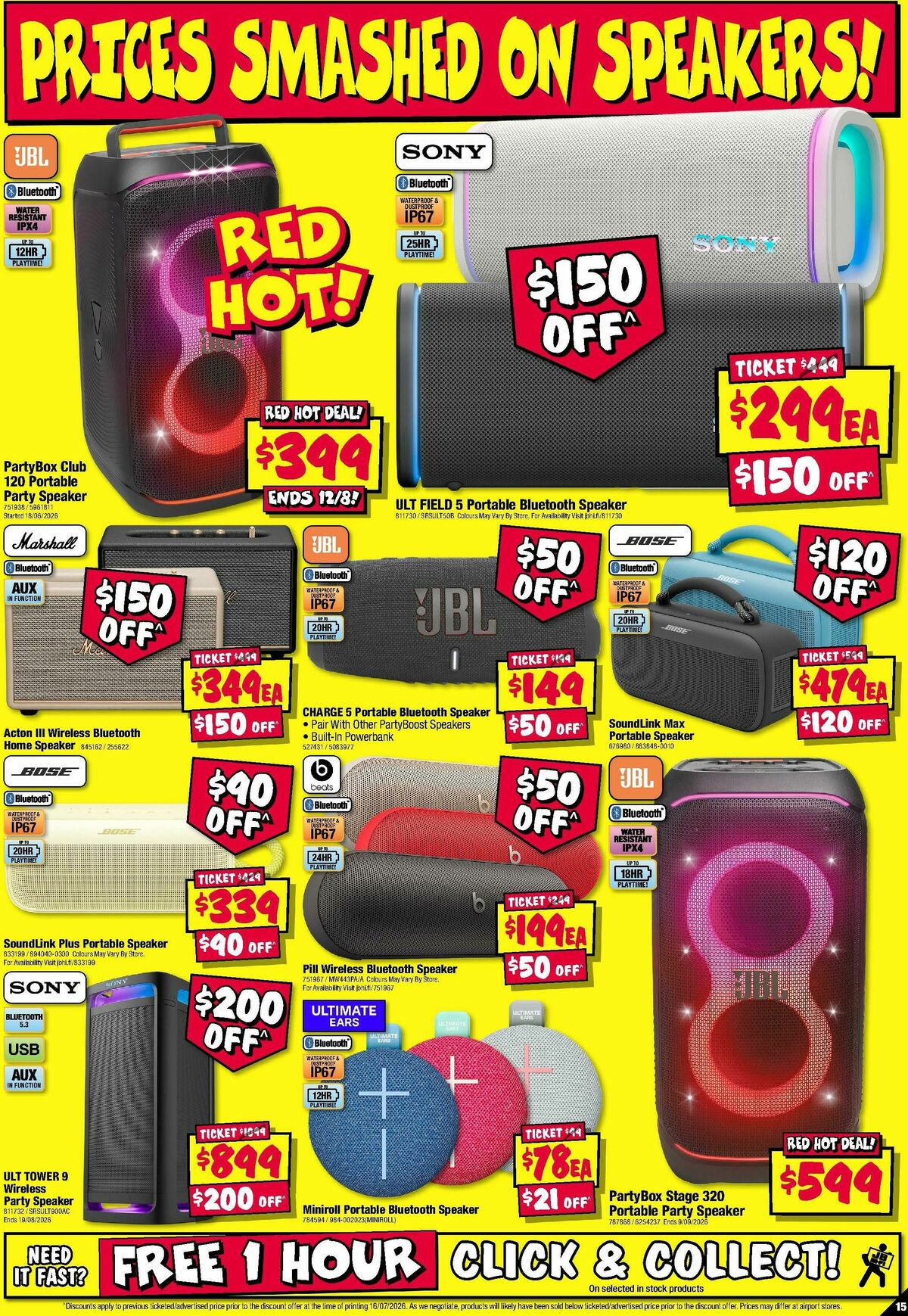 JB Hi-Fi Catalogues from 30 July