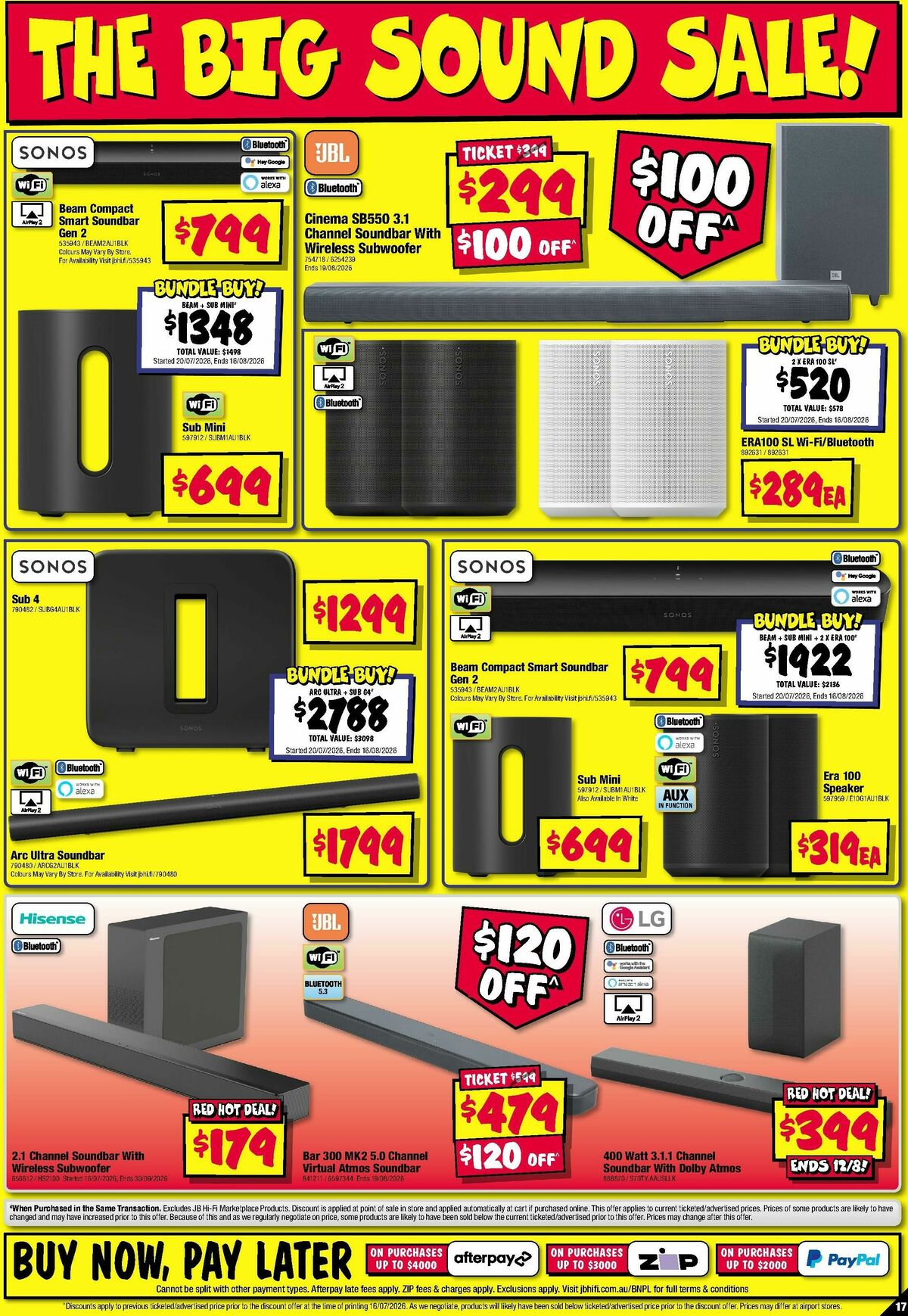 JB Hi-Fi Catalogues from 30 July