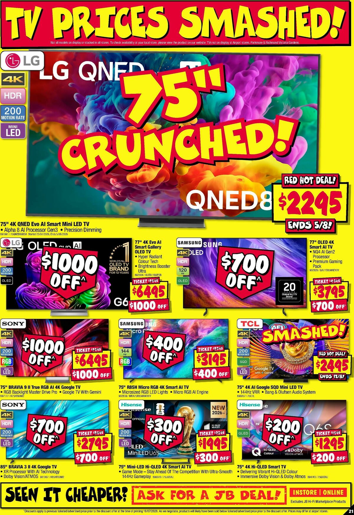 JB Hi-Fi Catalogues from 30 July