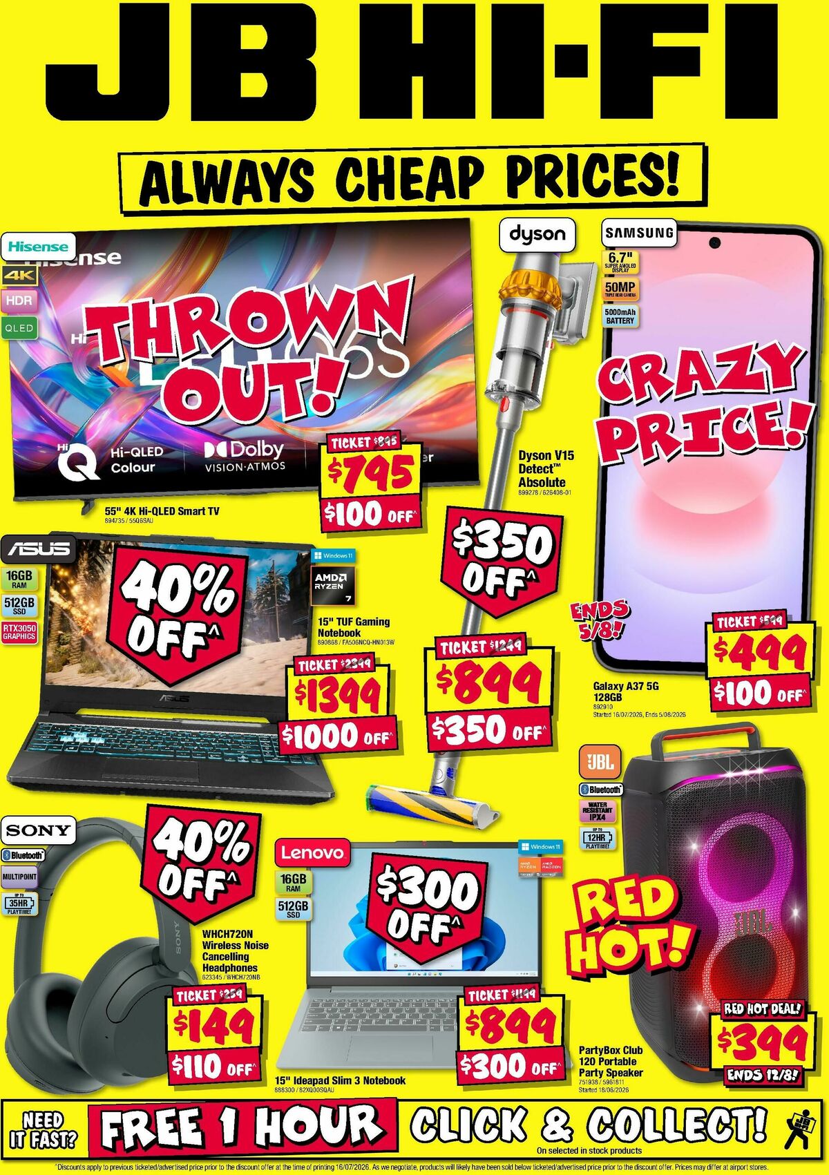 JB Hi-Fi Catalogues from 30 July