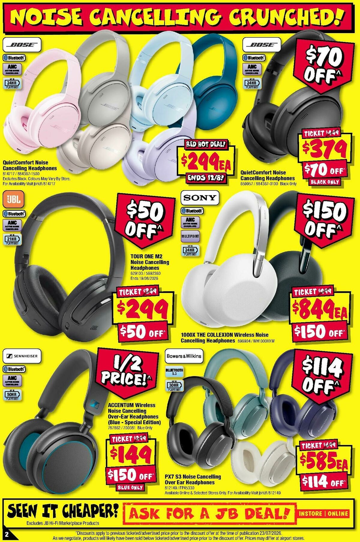 JB Hi-Fi The Big Sound Sale Catalogues from 30 July