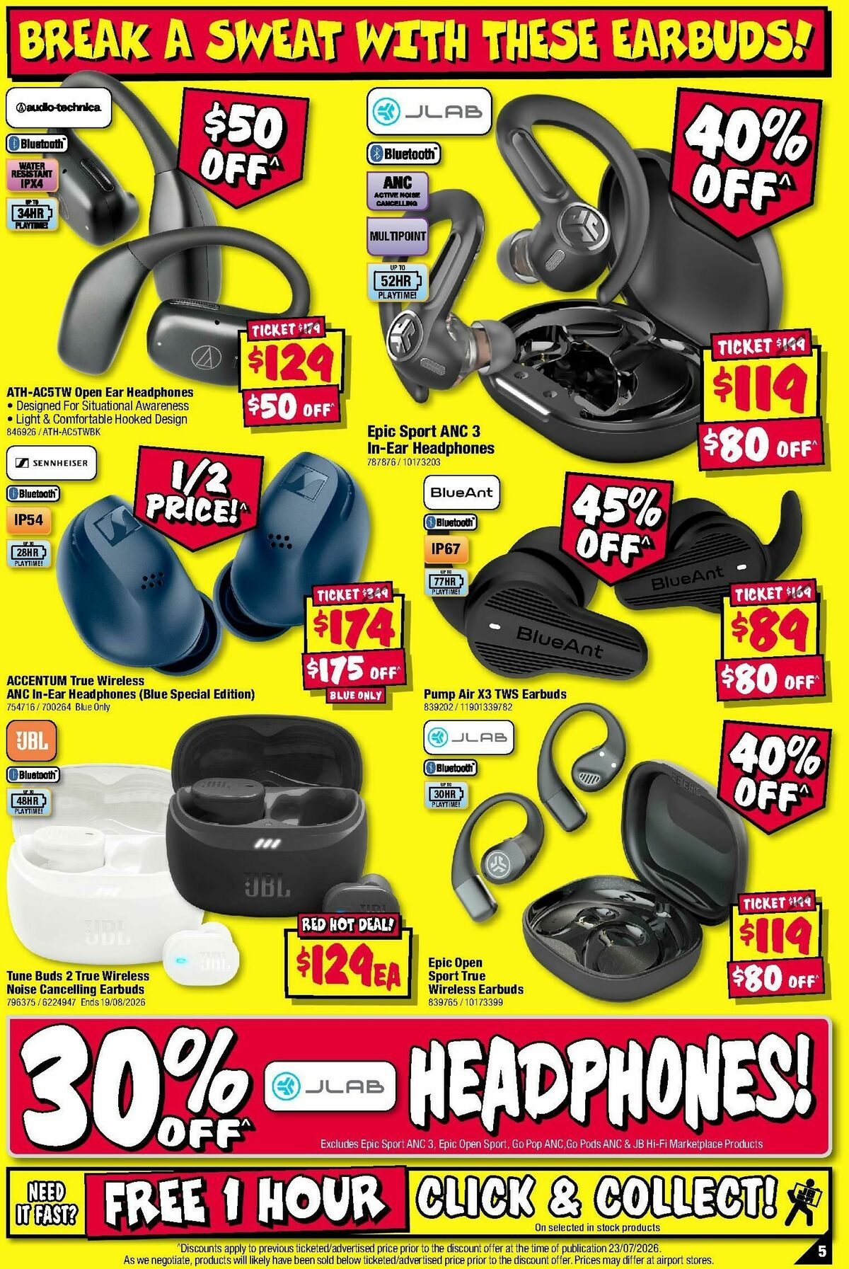 JB Hi-Fi The Big Sound Sale Catalogues from 30 July