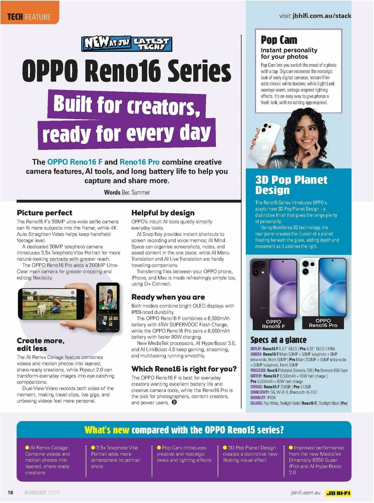 JB Hi-Fi Magazine August Catalogues from 1 August