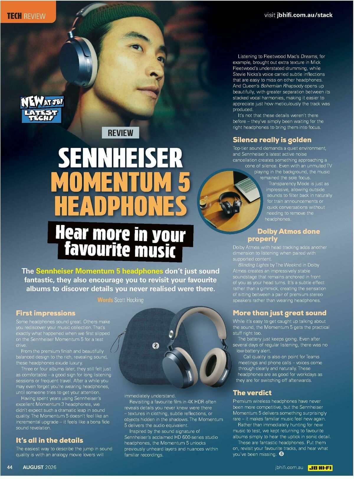 JB Hi-Fi Magazine August Catalogues from 1 August