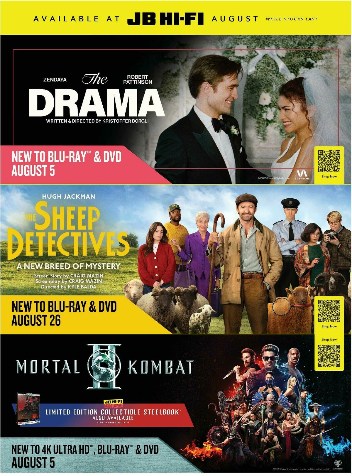 JB Hi-Fi Magazine August Catalogues from 1 August