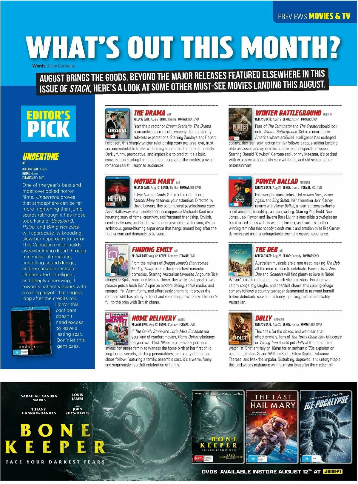 JB Hi-Fi Magazine August Catalogues from 1 August