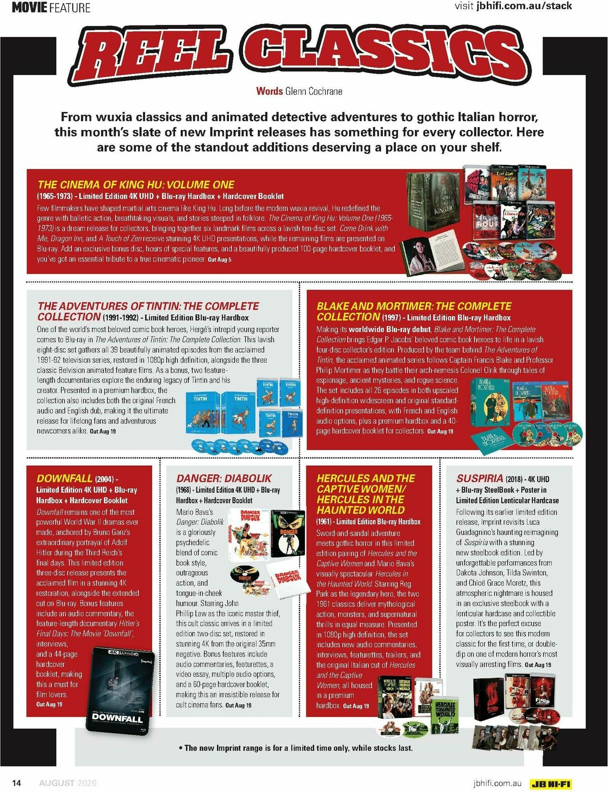JB Hi-Fi Magazine August Catalogues from 1 August