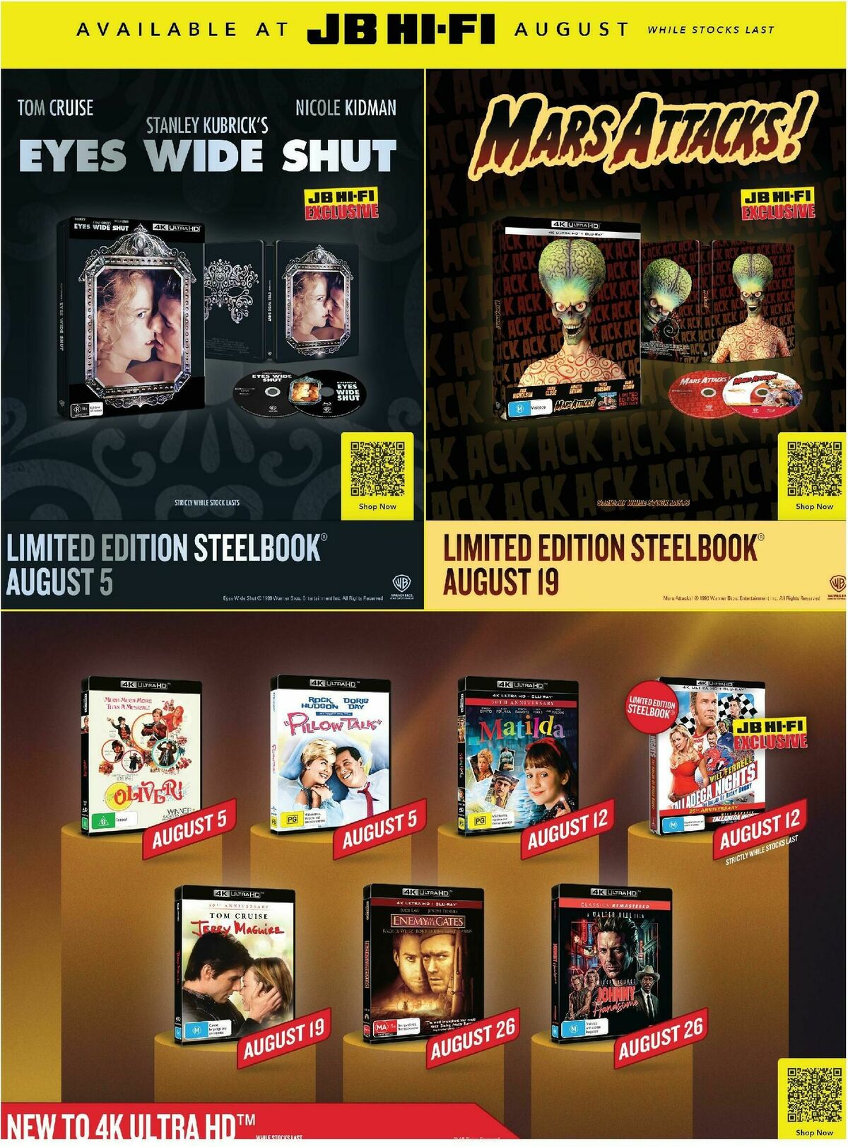 JB Hi-Fi Magazine August Catalogues from 1 August