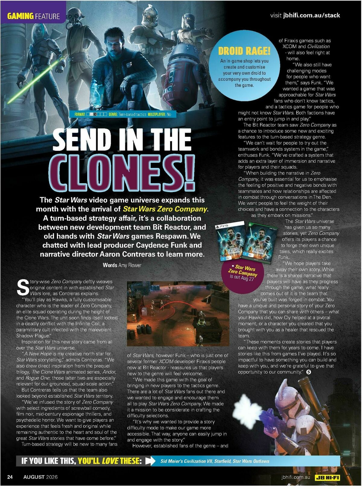 JB Hi-Fi Magazine August Catalogues from 1 August