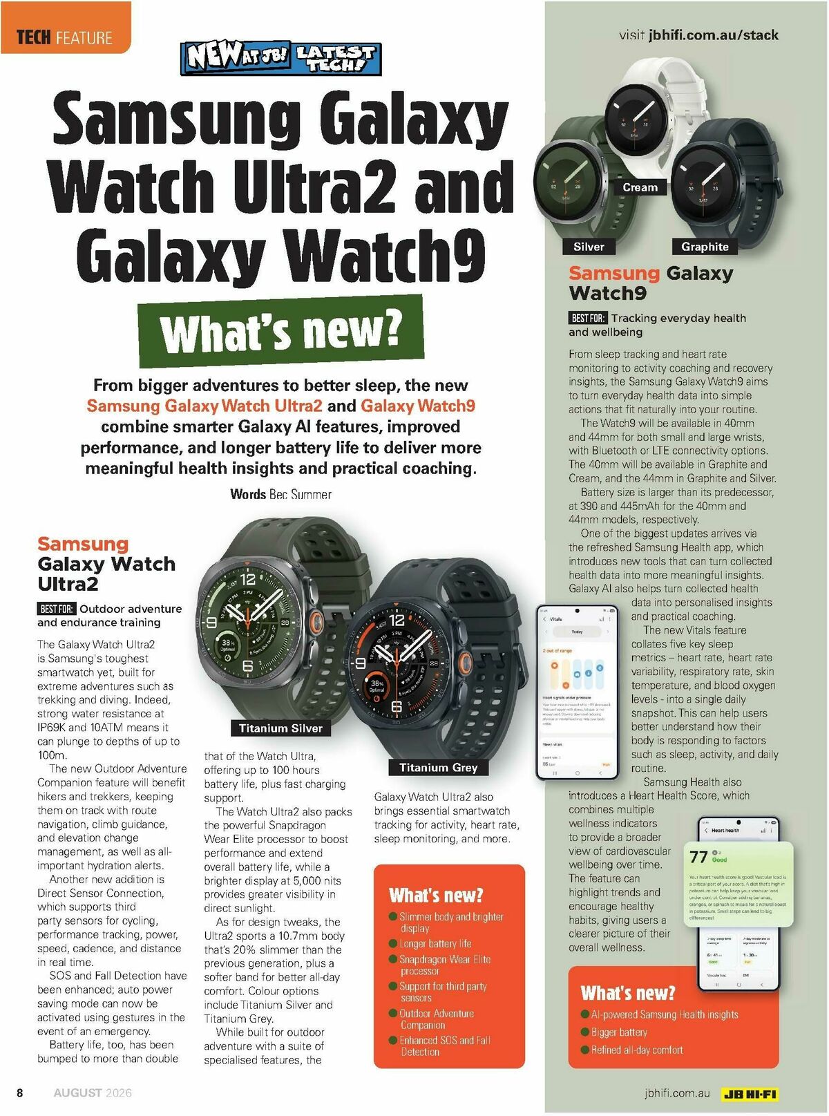 JB Hi-Fi Magazine August Catalogues from 1 August