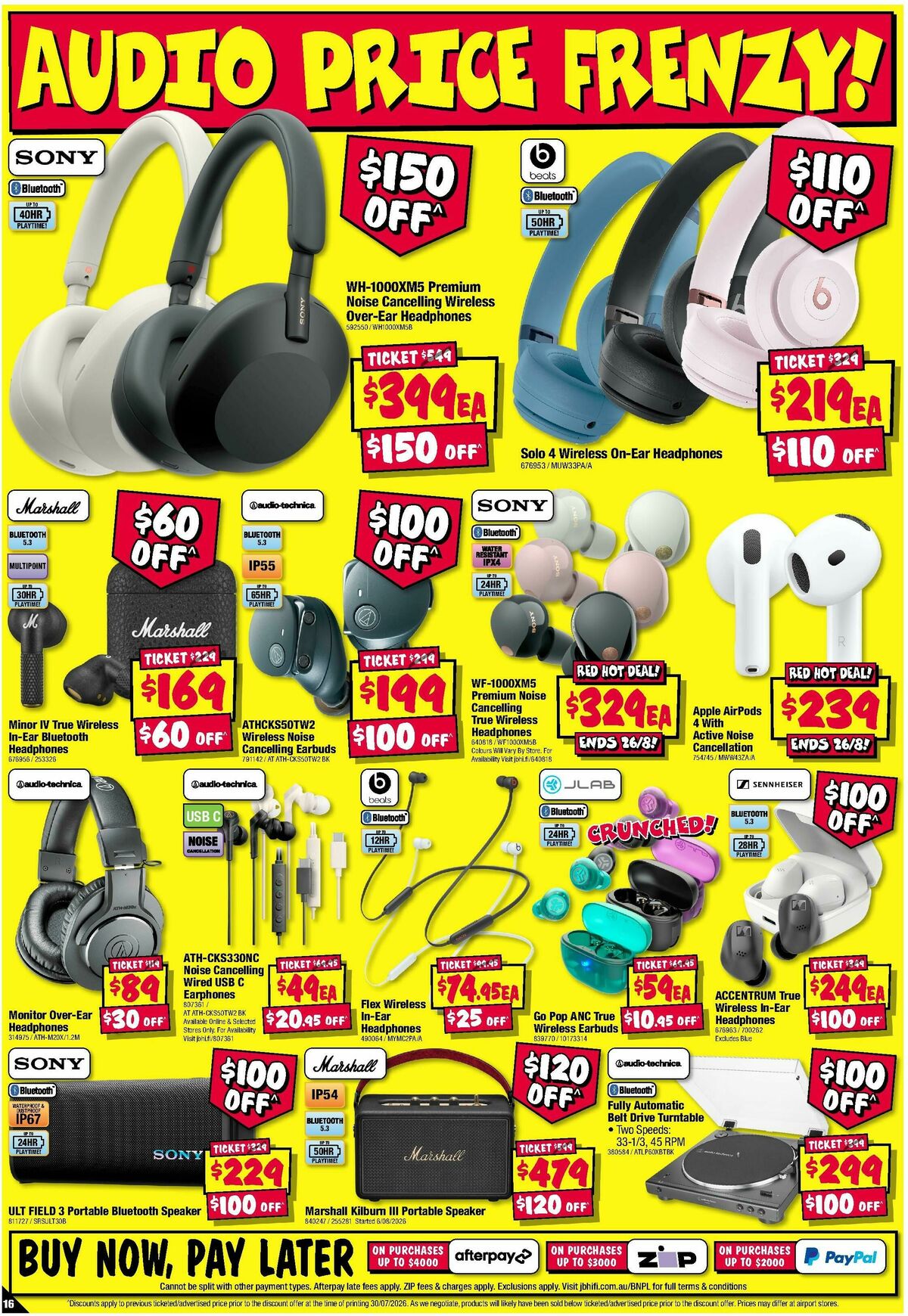 JB Hi-Fi Catalogues from 13 August