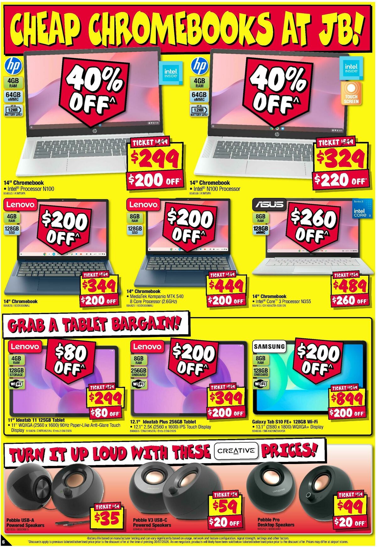 JB Hi-Fi Catalogues from 13 August