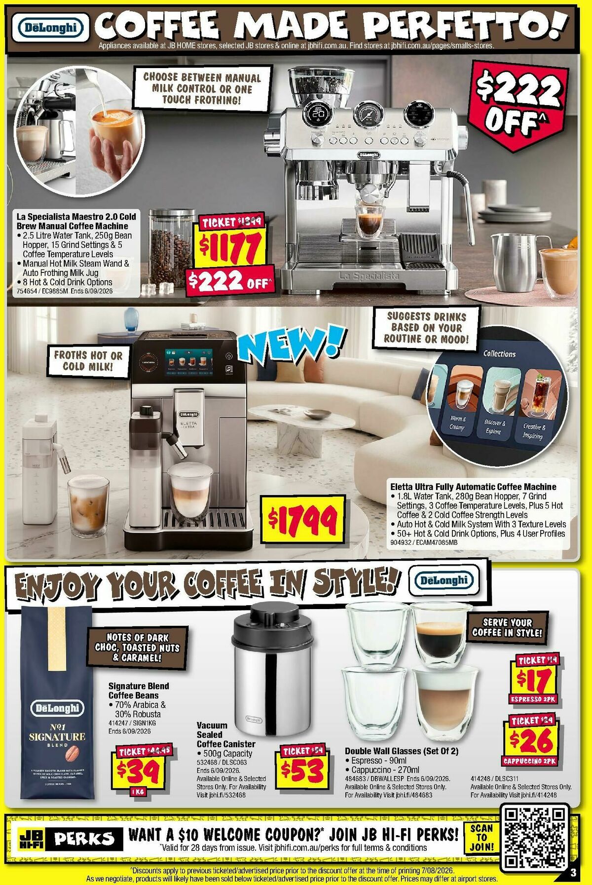 JB Hi-Fi Hottest Coffee Range! Catalogues from 20 August