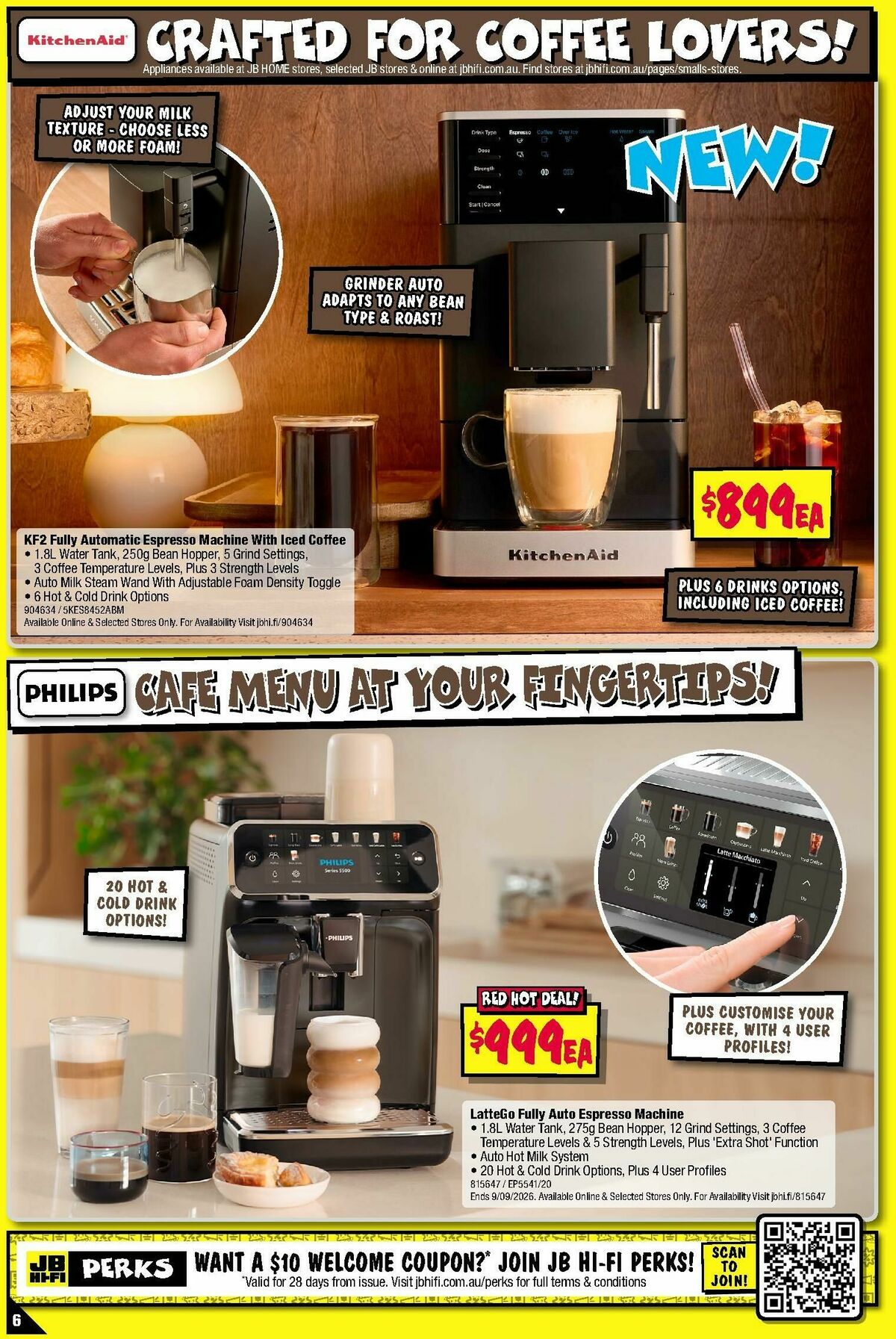 JB Hi-Fi Hottest Coffee Range! Catalogues from 20 August