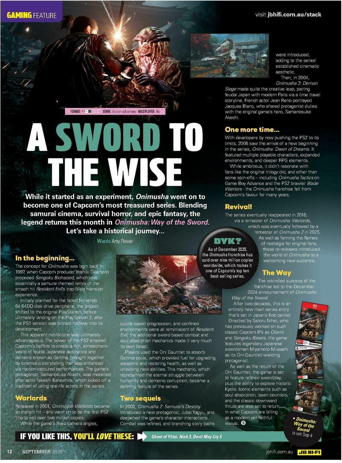 JB Hi-Fi Magazine September Catalogues from 1 September