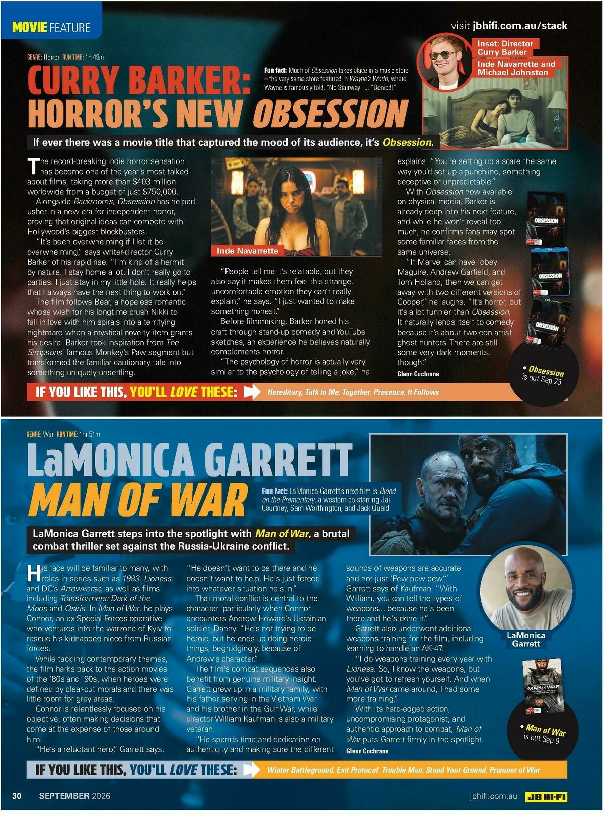 JB Hi-Fi Magazine September Catalogues from 1 September